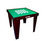 cod.1078 MESA DE DOMINÓ E XADREZ COM ACESSÓRIO